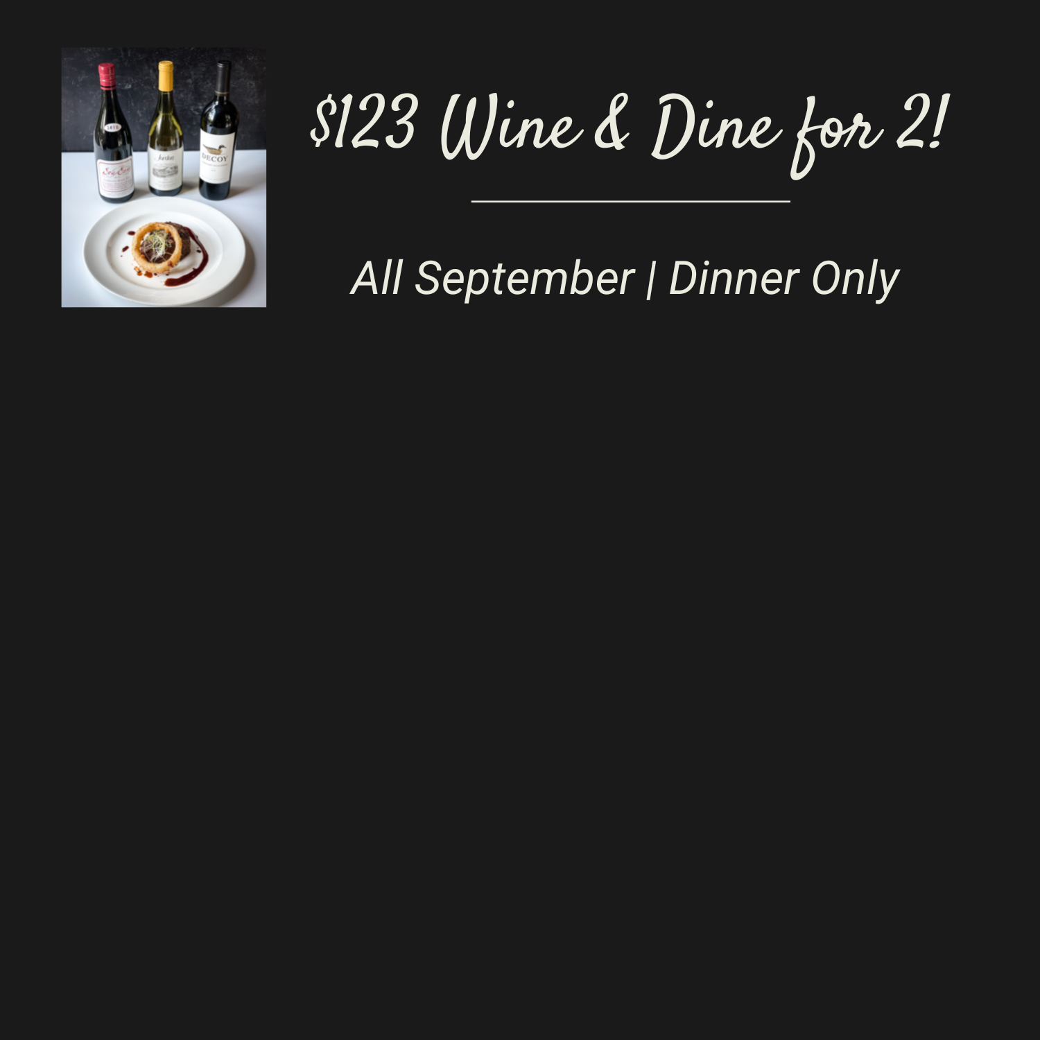 Brennan's Of Houston 123 Wine & Dine for 2
