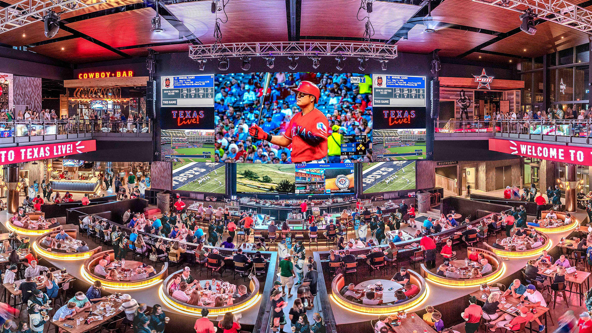 Texas Live! Arena ALCS Rangers v. Astros Away Game Watch Party