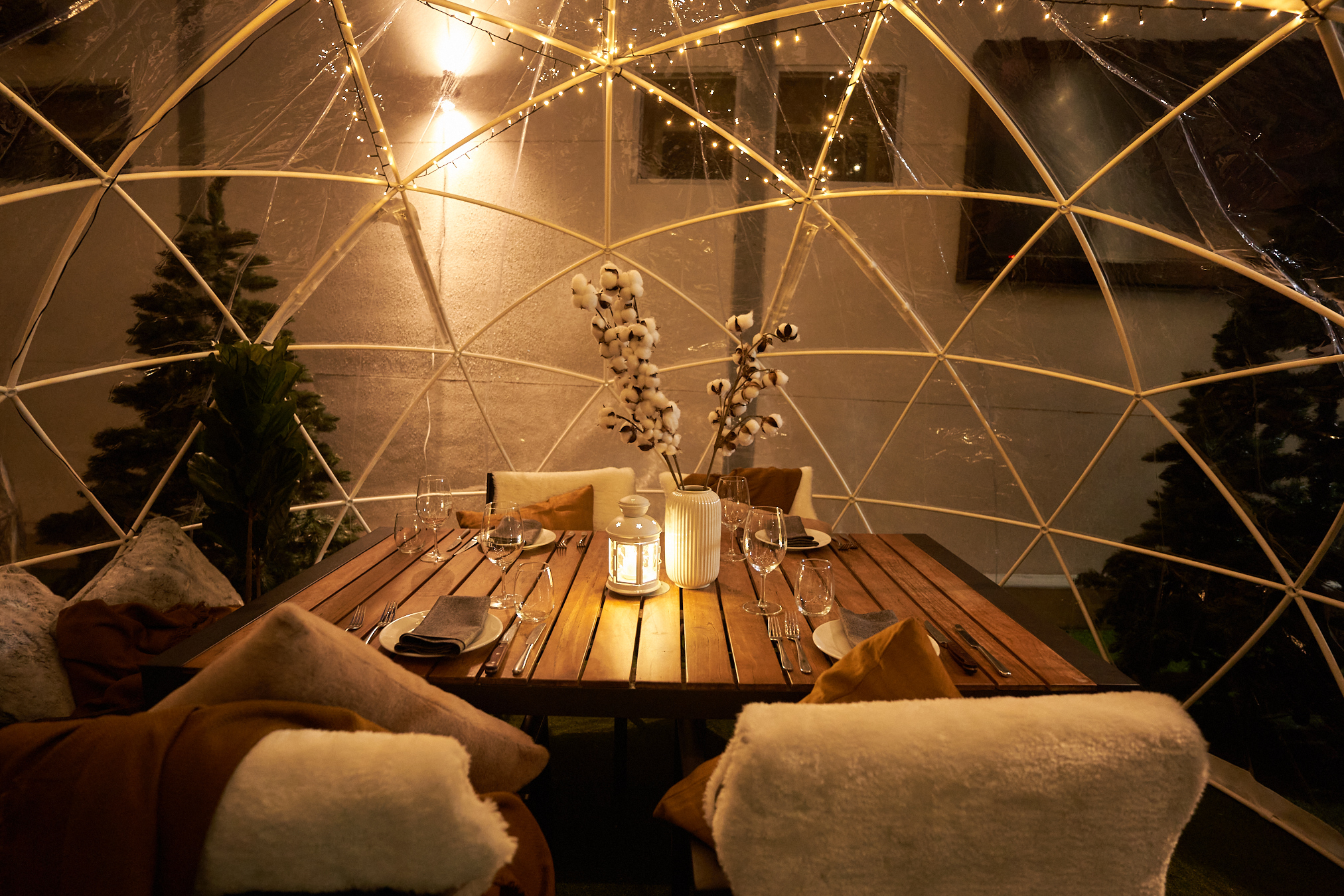 Ball Court Winter Igloos