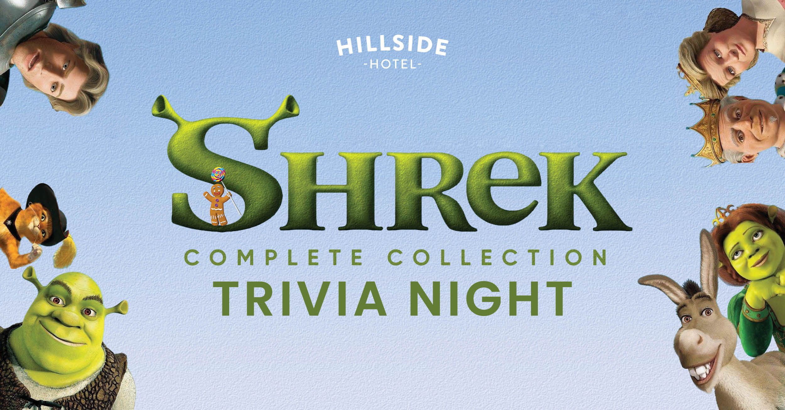 Hillside hotel shrek trivia night