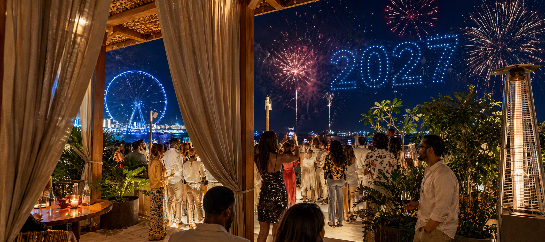 New Year’s Eve at Tamoka at Tamoka, Ritz-Carlton JBR